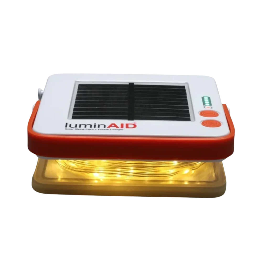 LuminAID Solar String Light + phone charge