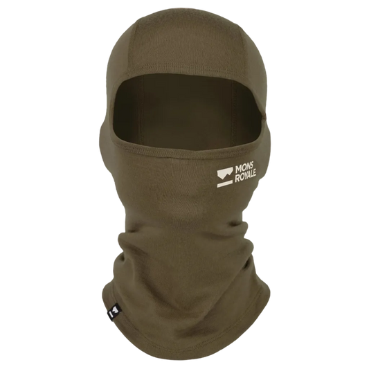 Mons Royale B3 Merino Balaclava Unisex Dark Olive