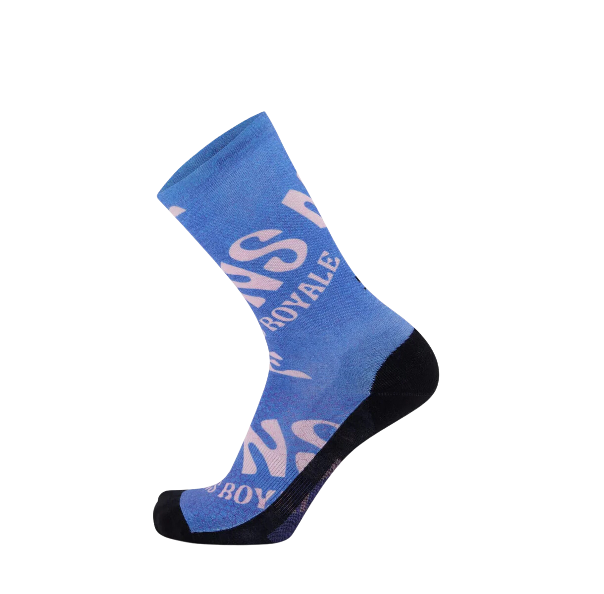 Mons Royale Atlas Crew Sock Digital-Blue Trippy