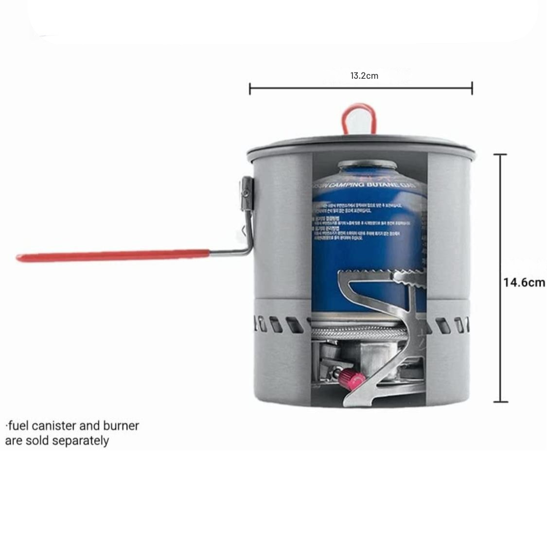 Bulin Camping Cooking Pot with Heat Exchanger