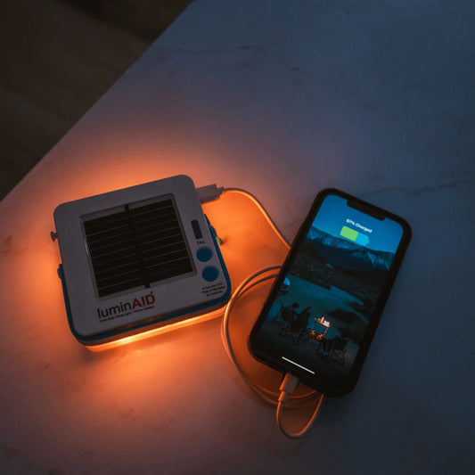 LuminAID Solar String Light + phone charge