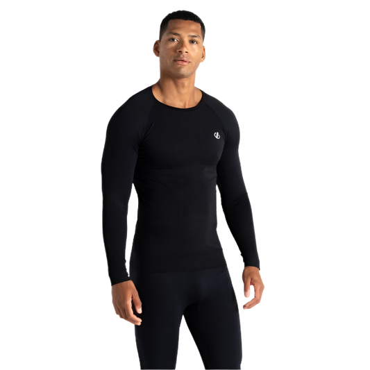Dare2b Men's In The Zone Base Layer Long Sleeve Top Black