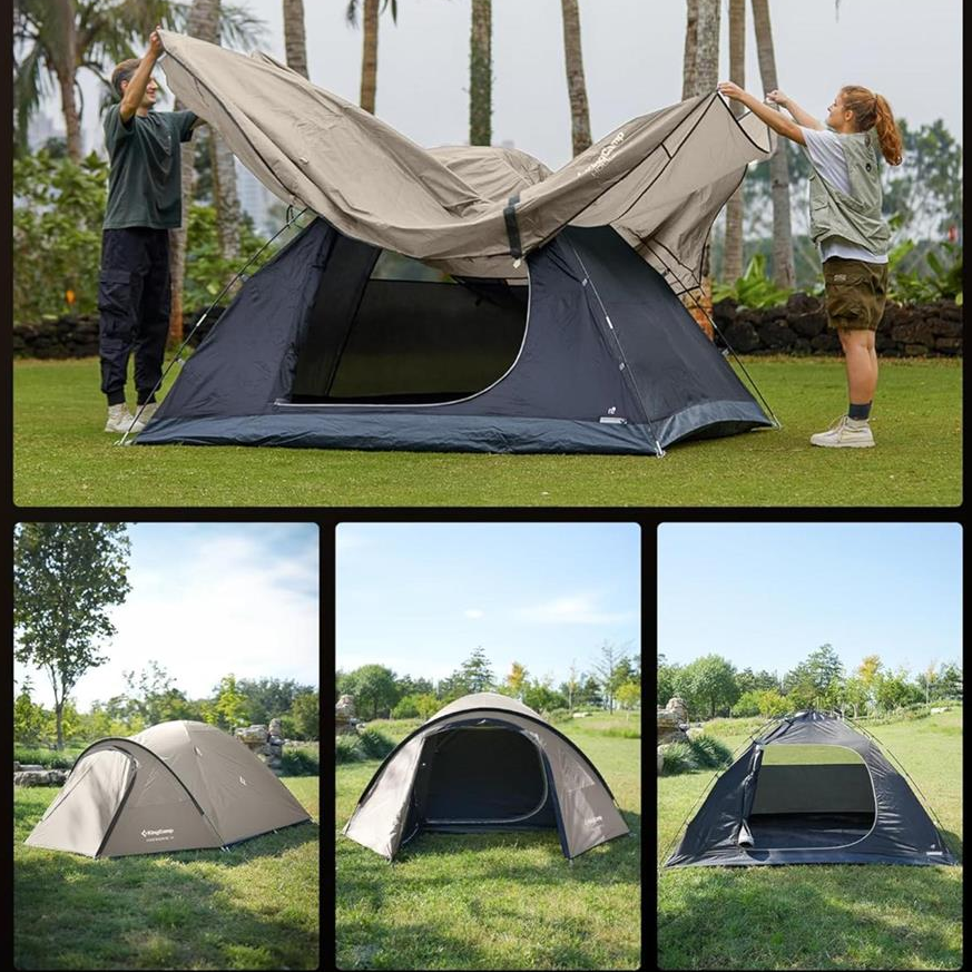 KingCamp Holiday 4 Dome tent Green