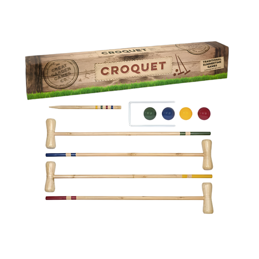 Professor Puzzle Garden Games Skittles and Croquet Combo