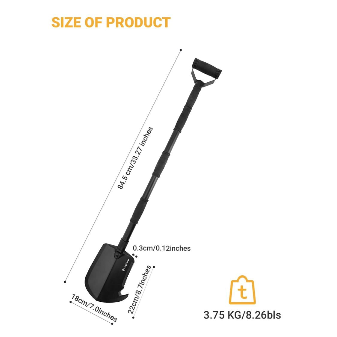 KingCamp SHIELD Shovel Set (4)