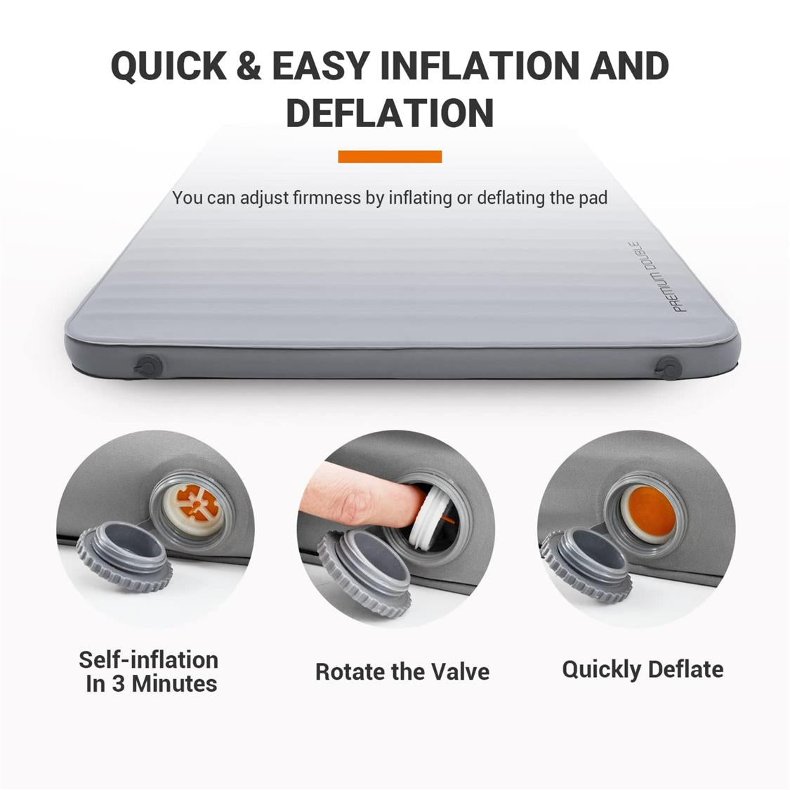 KingCamp Luxury 3D Double Self Inflating Mat (3)