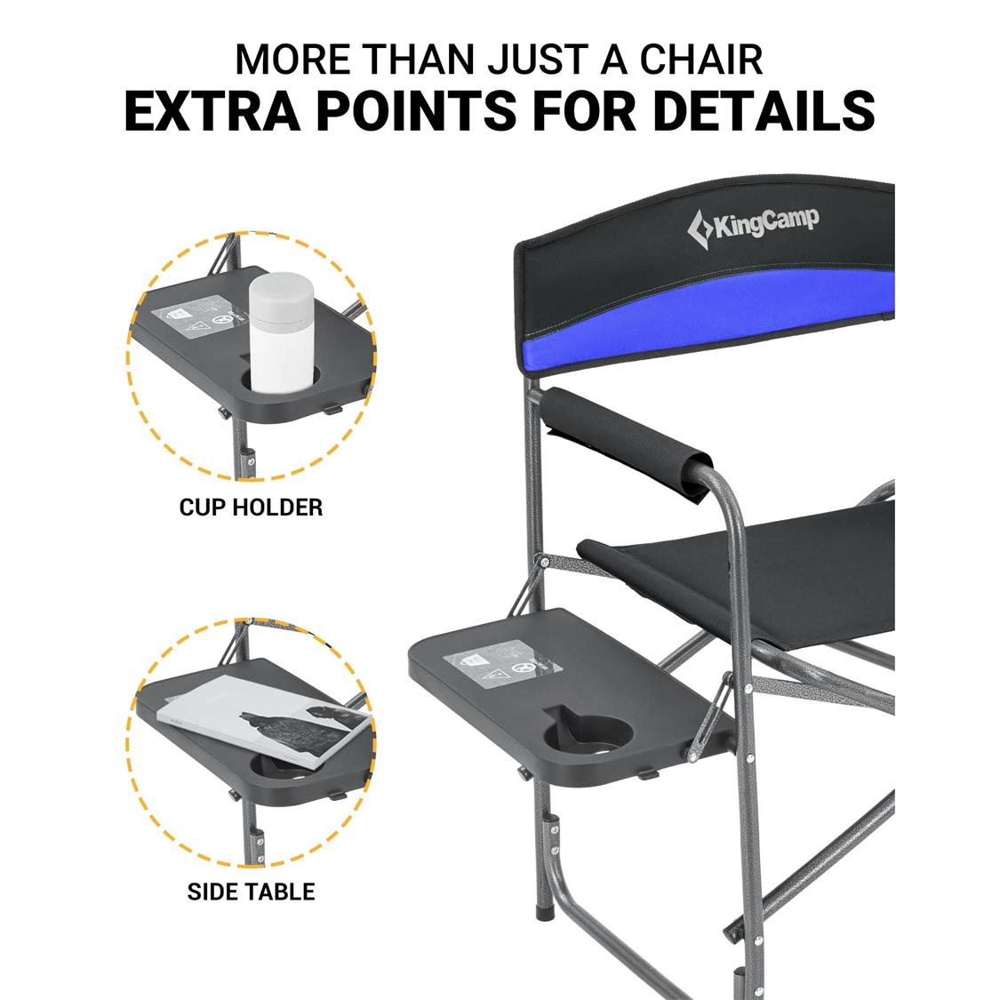 KingCamp Director Camping Chair 2 pack (2)