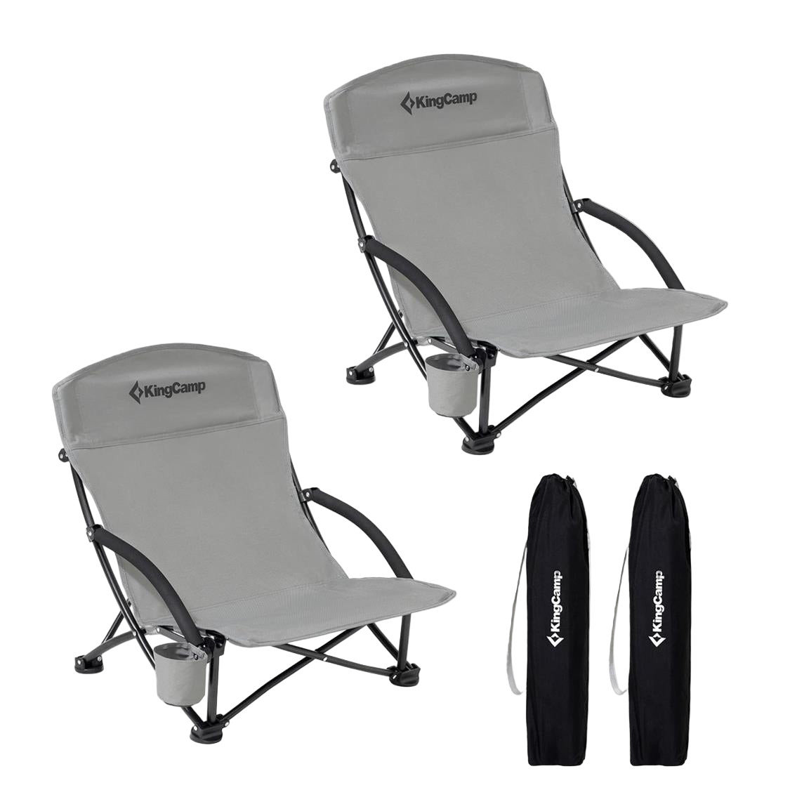 Kingcamp Folding Beach Chair Twin Pack