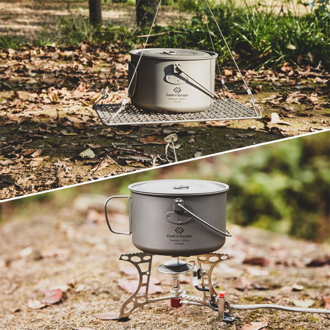 Cook'n'Escape 1300ml Titanium Hanging Pot (2)