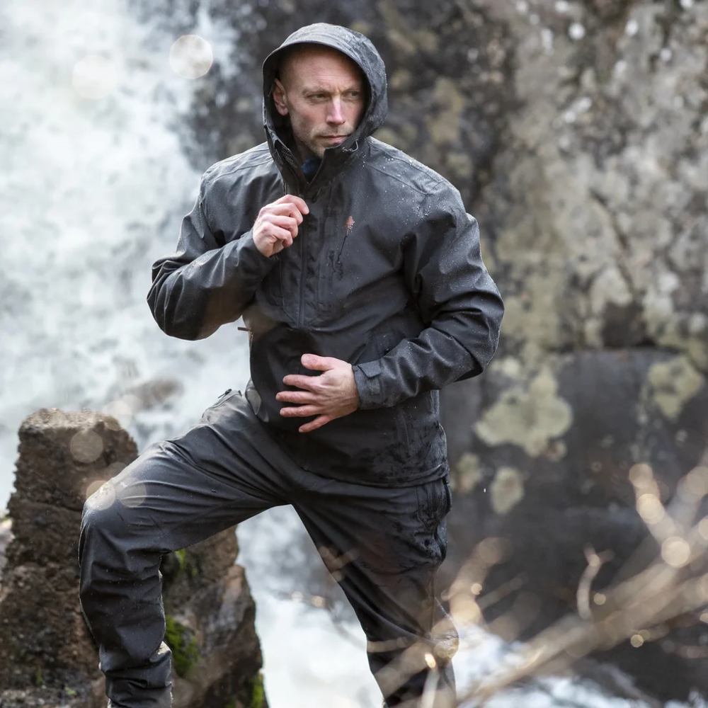 Pinewood Abisko Telluz Men's Rain Jacket - Dark Anthracite – Get!Out