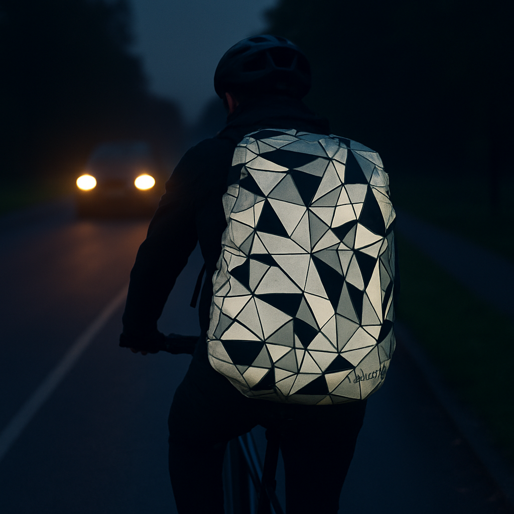 Brave Reflective Backpack Cover - Silver