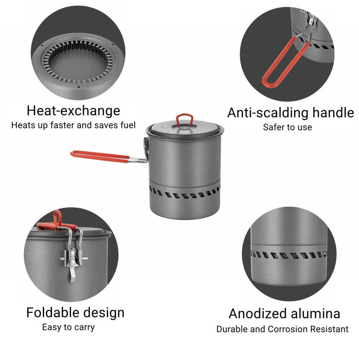 BULIN Camping Cooking Pot with Heat Exchanger (1)