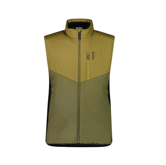 Mons Royale Arete Wool Insulation Vest Forest Floor Mens
