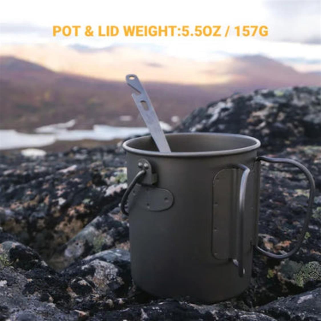 Cook'n'Escape 1100ml Titanium Soloist Titanium Pot