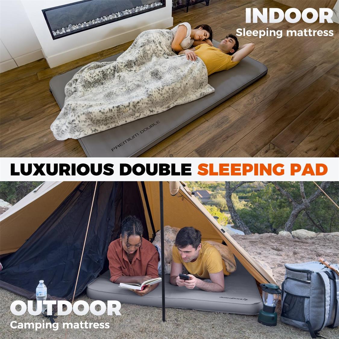 KingCamp Luxury 3D Double Self Inflating Mat (6)