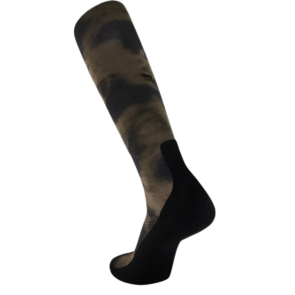 Mons Royale Atlas Snow Sock Unisex Digital Vert Ridge - Small
