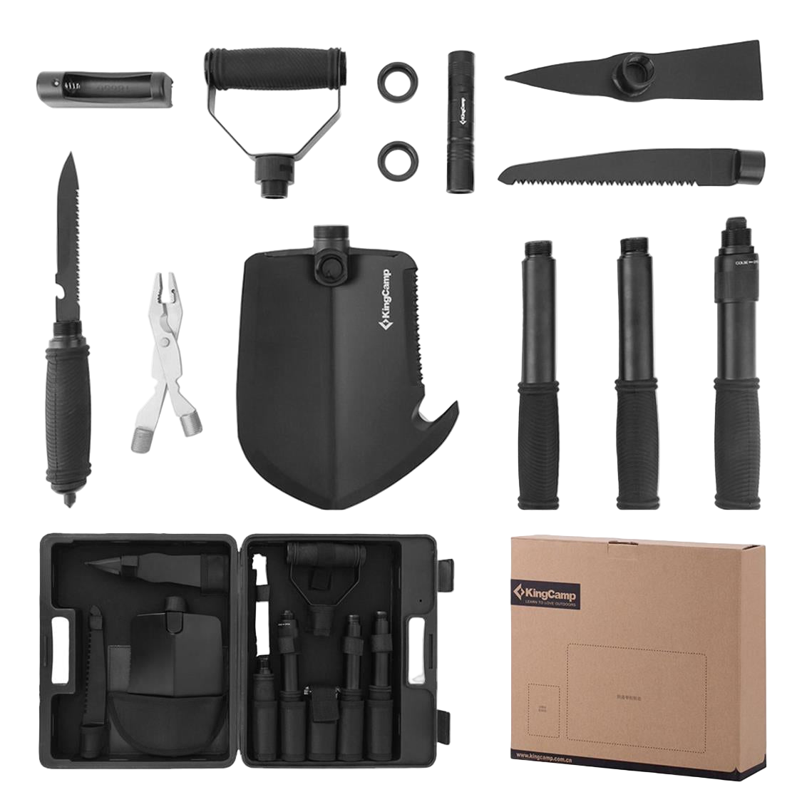 KingCamp Shield Shovel Set