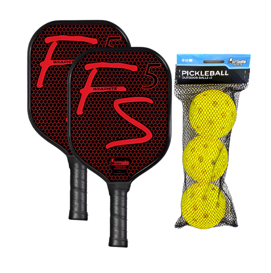 Formula Sports Pickleball Paddle Set with Balls