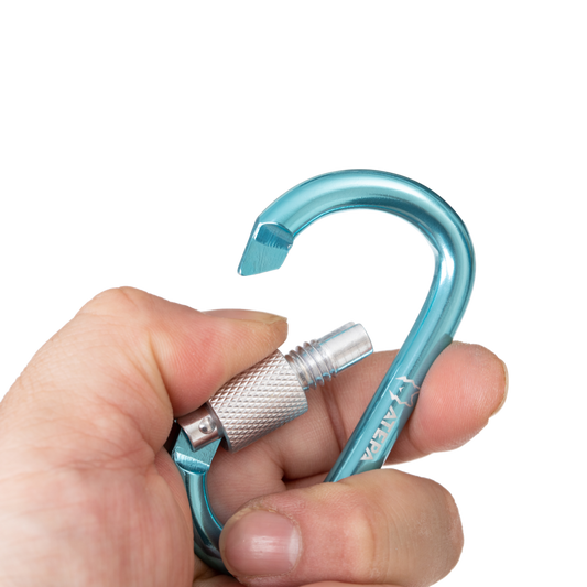 ATEPA Screw Lock Camping Carabiner set of 10
