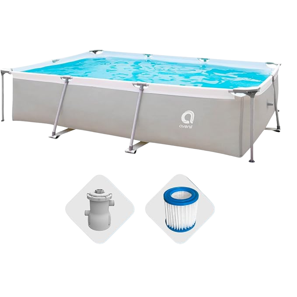 Avenli 3m x 2m Rectangular Frame Pool