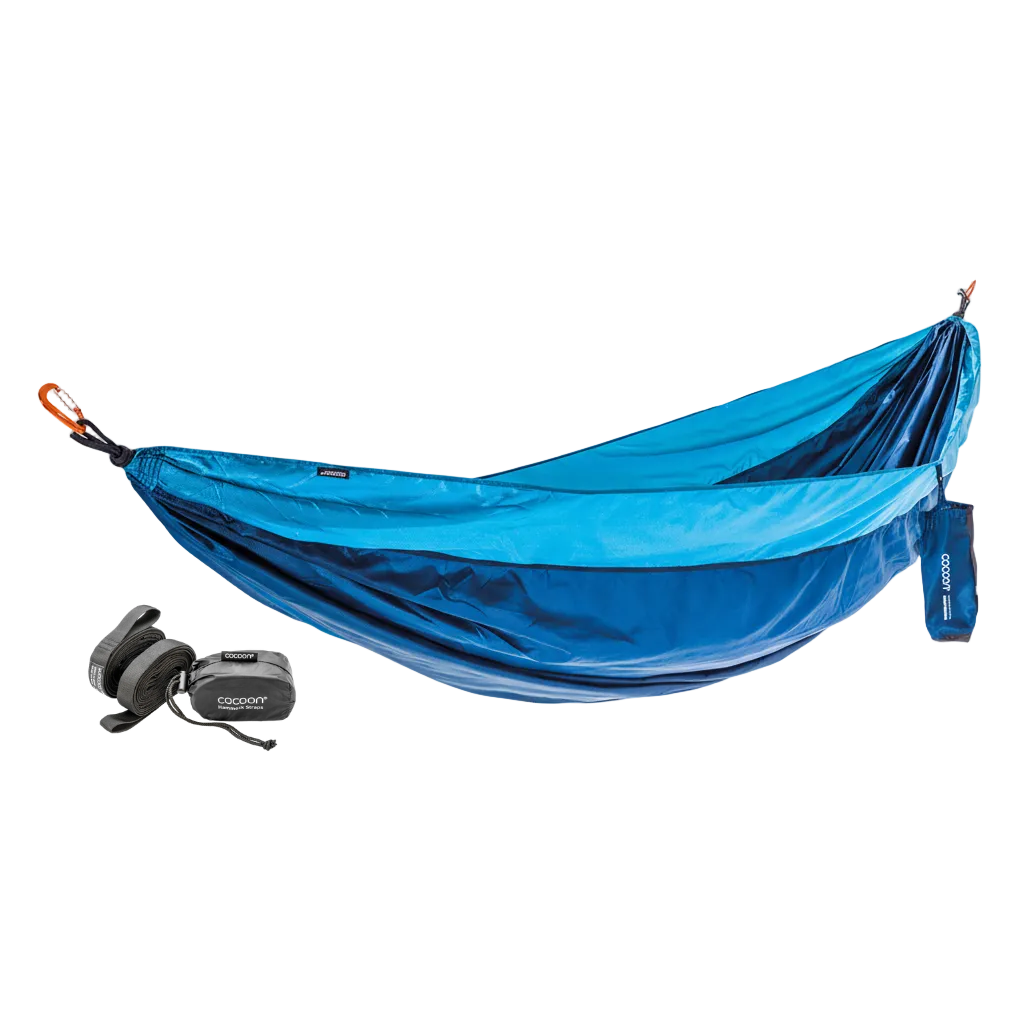 Cocoon Double Travel Hammock-Blue Moon + Tree Strap Set