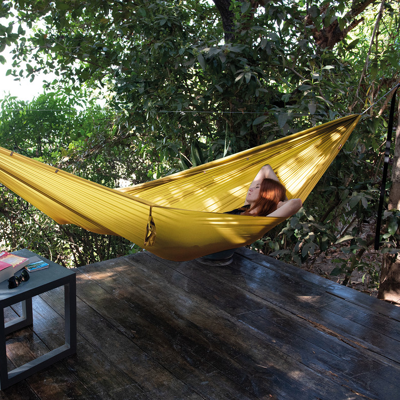 Cocoon Single Travel Hammock-Island Green + Tree Strap Set