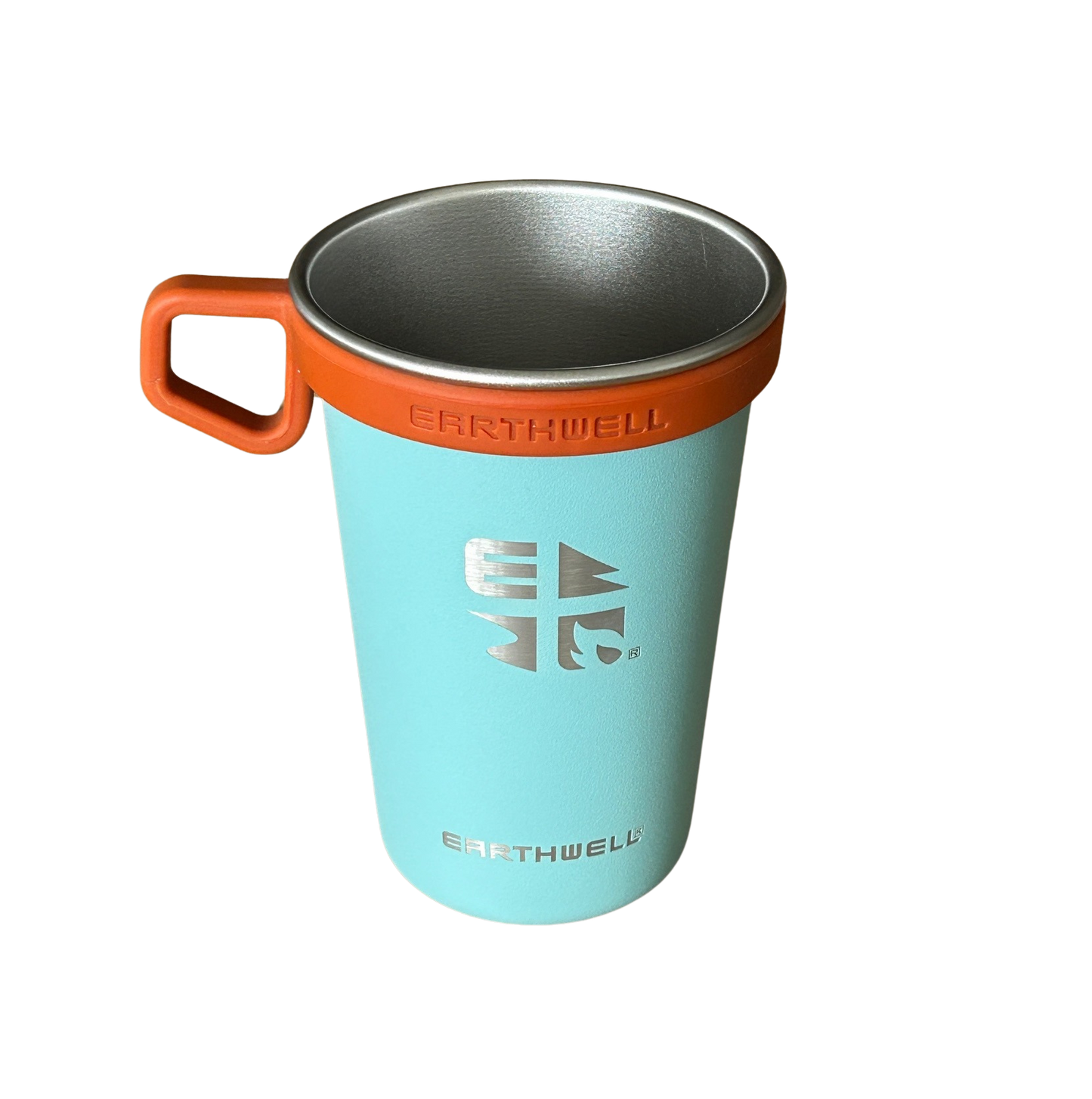 Earthwell Pint Cup 470ml - Four Pack with Free Cup Holders
