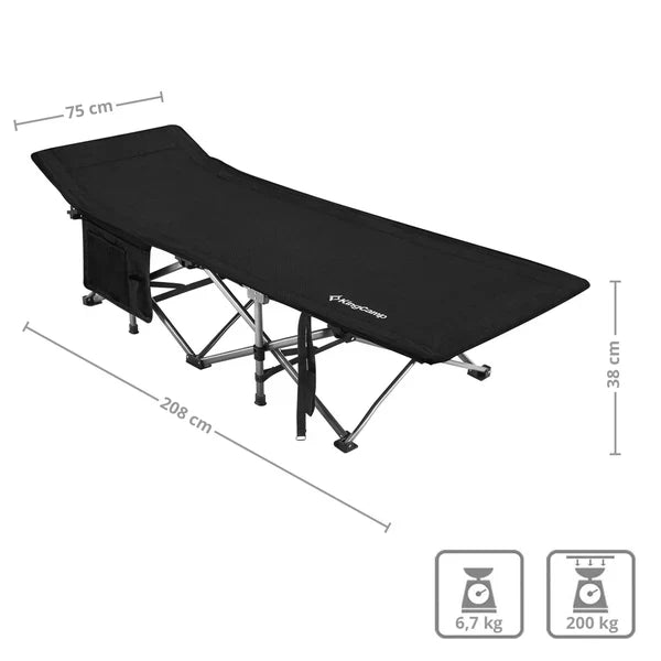 KingCamp XXL Folding Camping Bed Heavy Duty