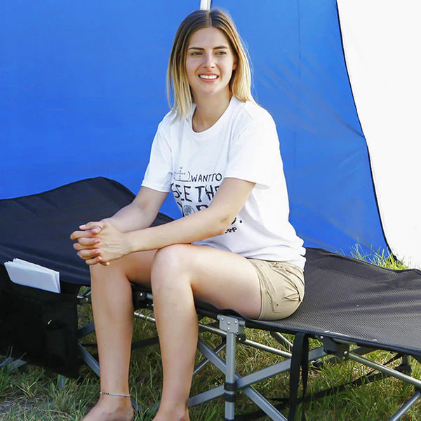 KingCamp XXL Folding Camping Bed Heavy Duty