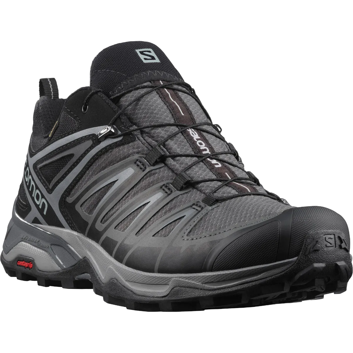 Salomon X ULTRA 3 GTX Men's Shoe- BLACK/MAGNET/QUIET SHADE-8.5