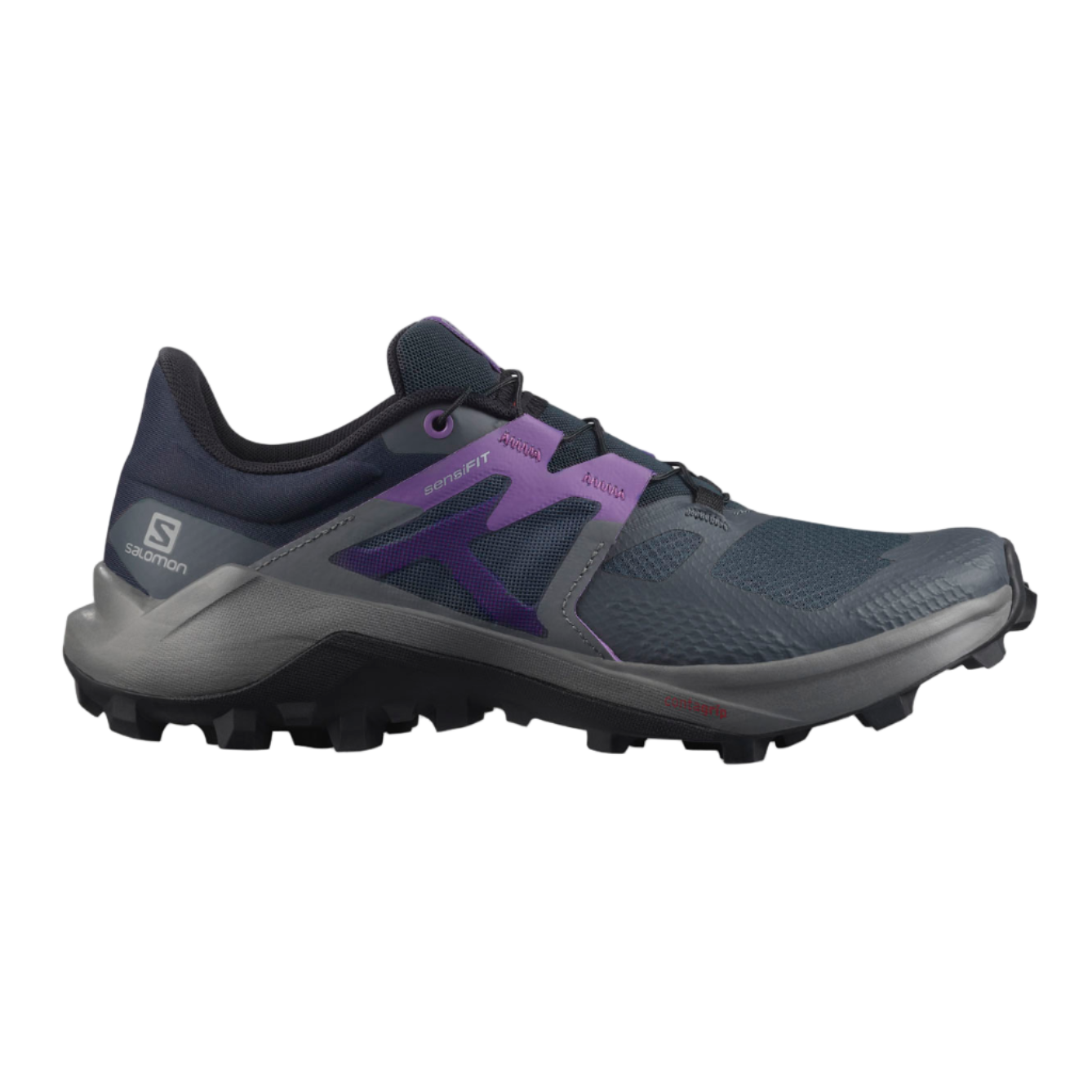 Salomon Wildcross 2 W-India Ink Quiet Shade Royal Lilac-5.5