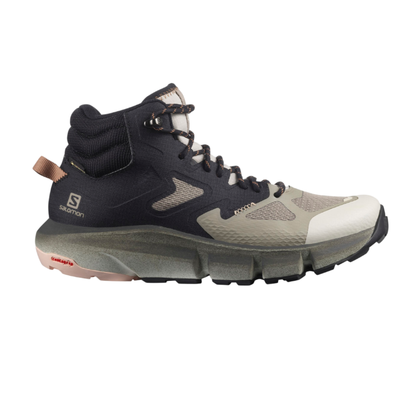 Salomon Predict Hike Mid Gtx W-Vintage Kaki Black Mocha Mousse-5.5