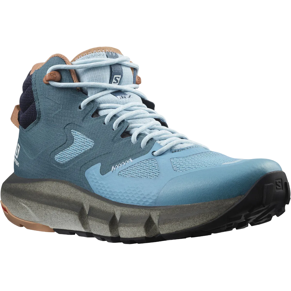 Salomon PREDICT HIKE MID GTX Women's Shoe - MALLARD BLUE/DELPHINIUM BLUE/MOCHA MOUSSE-5.5