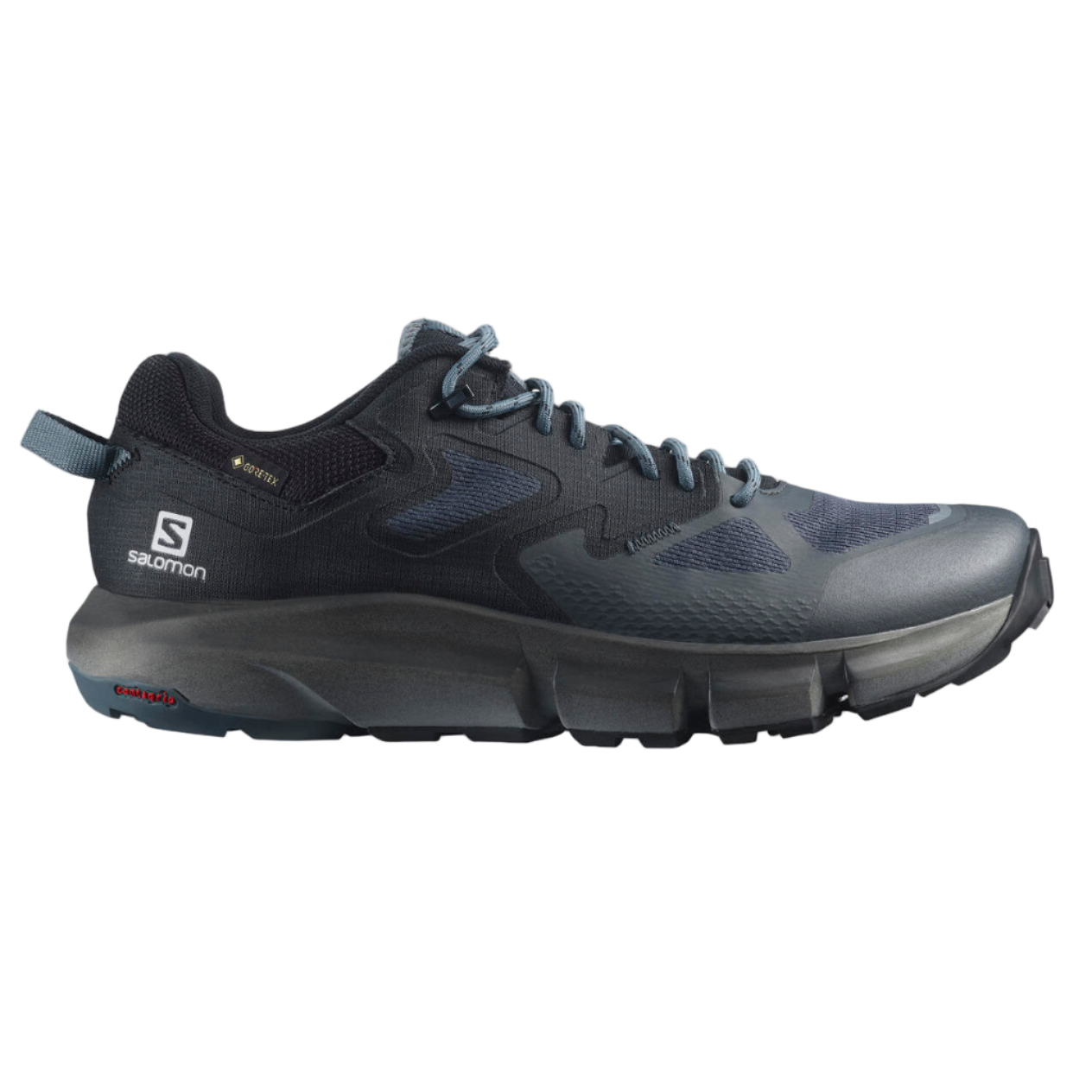 Salomon Predict Hike Gtx-Ebony Black Stormy Weather-8.5