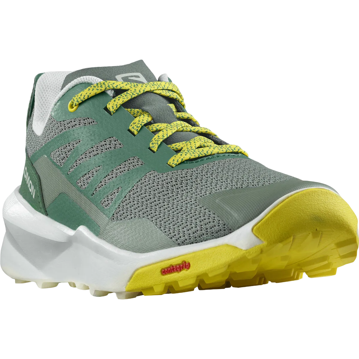 Salomon Patrol Junior Shoe-Laurel Wreath/Vanilla Ice/Empire Yellow-2.5UK