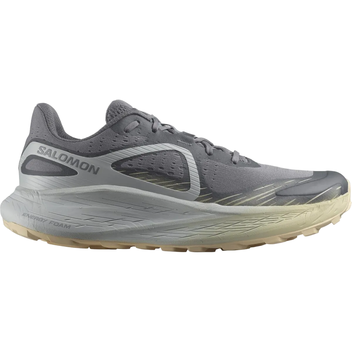Salomon Men's Glide Max Tr Shoe-Quiet Shade/Pearl Blue/Bleached Sand-8.5