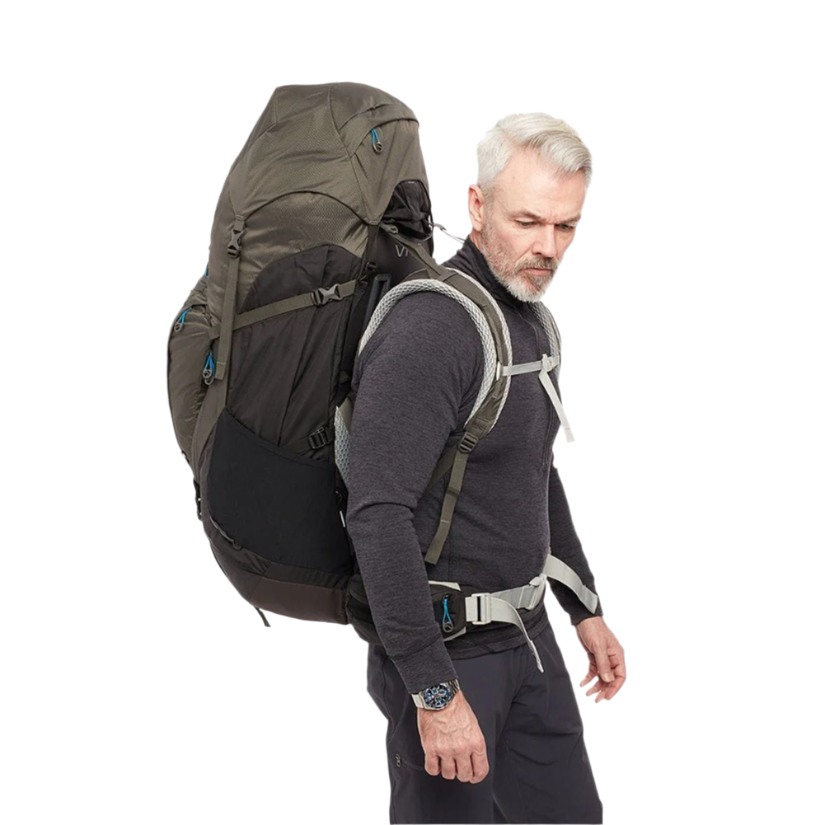 Lowe Alpine Men's Cerro Torre 65:85 Pack Black/Greyhound