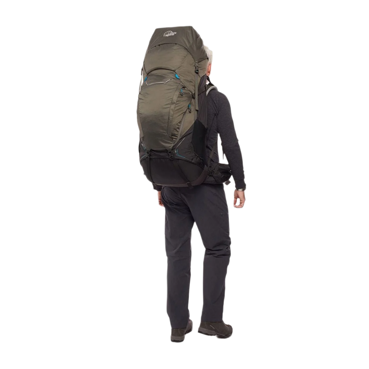 Lowe Alpine Men's Cerro Torre 65:85 Pack Black/Greyhound
