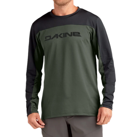 Dakine Syncline LS Men's Bike Jersey Peat Green
