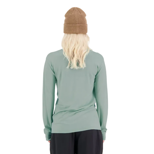 Mons Royale Womens Yotei Merino L/S Glacier Dew