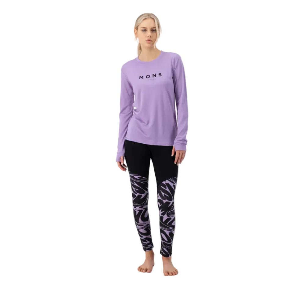 Mons Royale Womens Yotei Merino L/S Lupin
