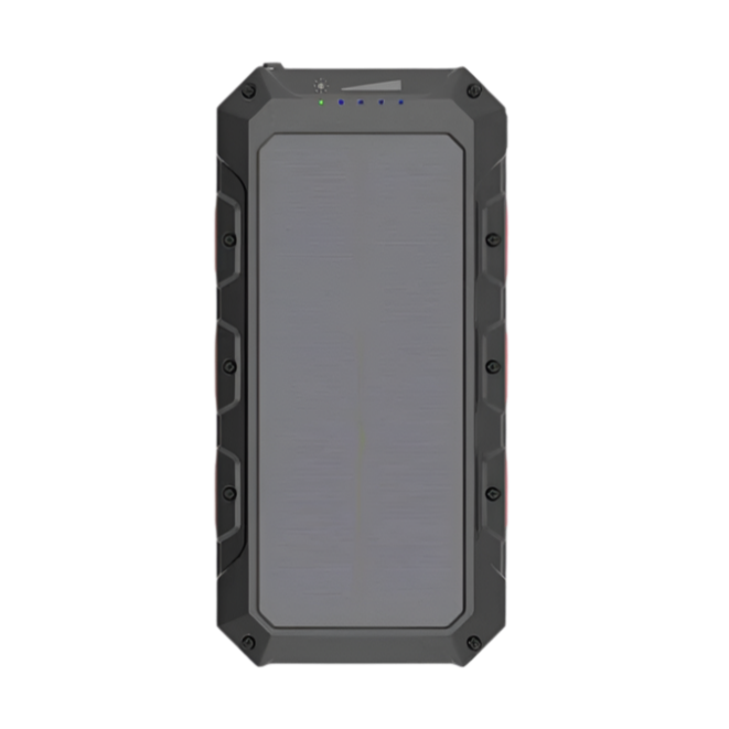 Portable Solar 30000mAh Powerbank with LED torch