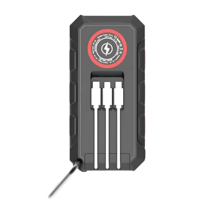 Portable Solar 30000mAh Powerbank with LED torch