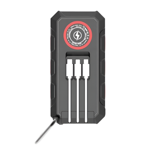 Portable Solar 30000mAh Powerbank with LED torch