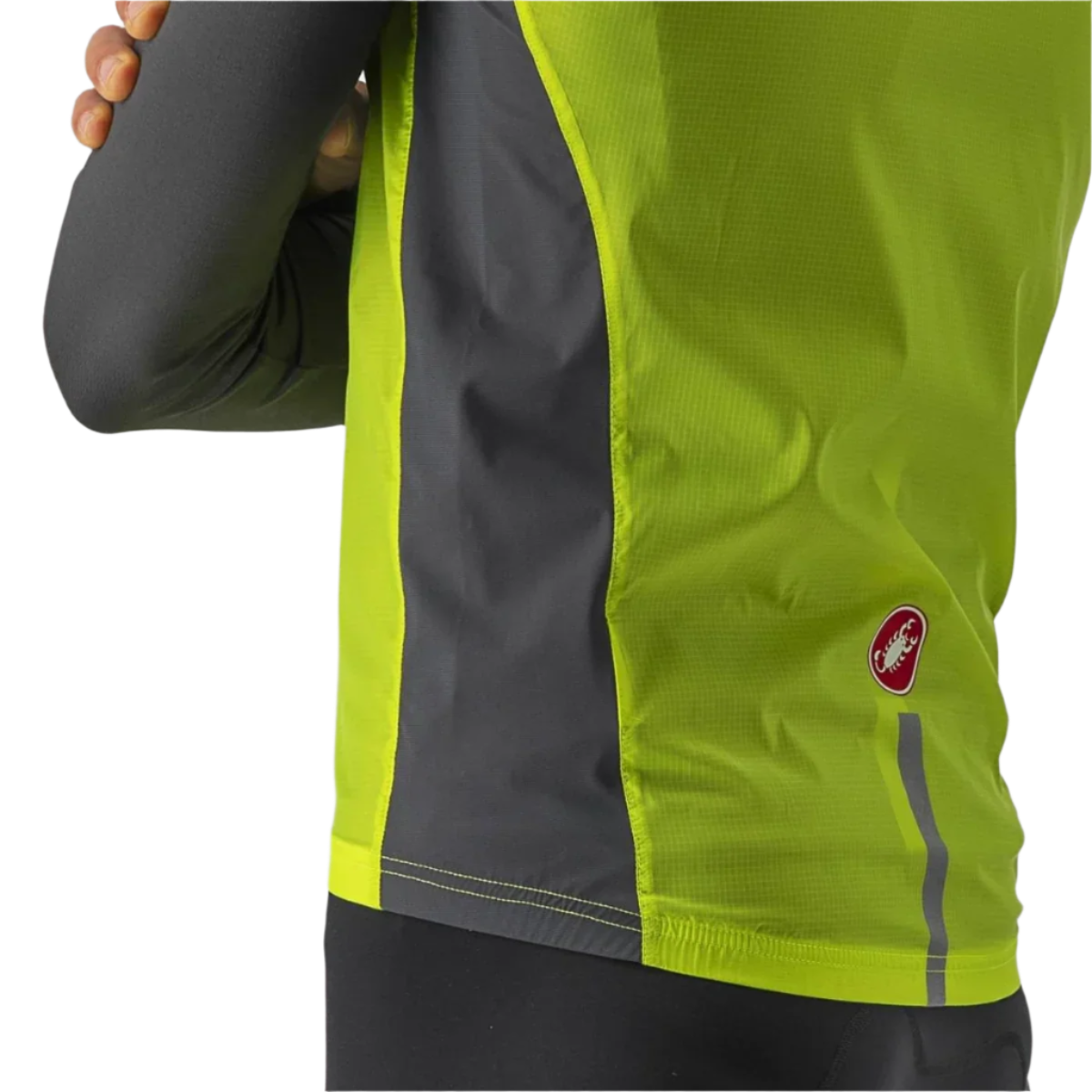 Castelli Vest Squadra Electric Lime/Dark Gray