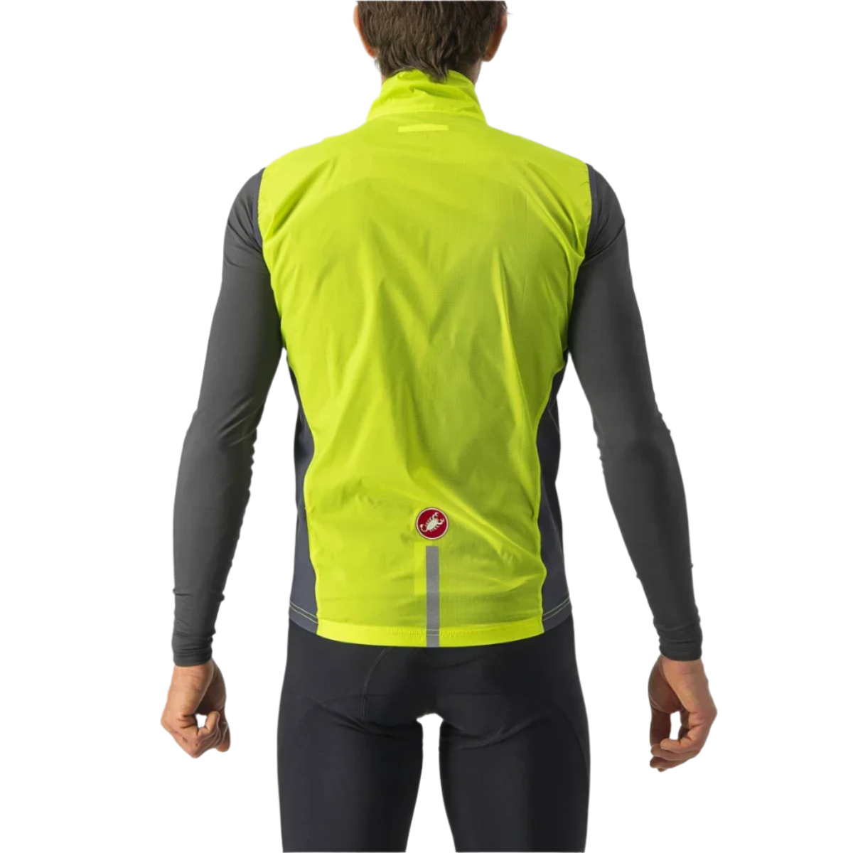 Castelli Vest Squadra Electric Lime/Dark Gray