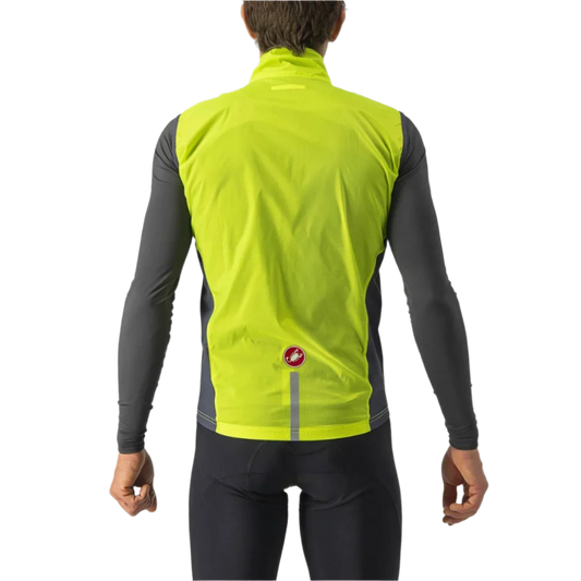 Castelli Vest Squadra Electric Lime/Dark Gray