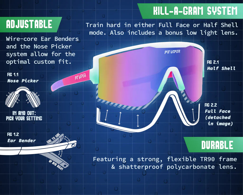 Pit Viper - 'The Try Hard' Sunglasses Hot Dogger