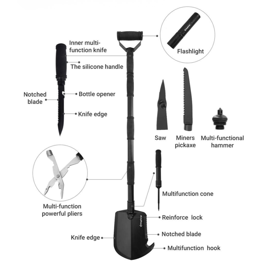 KingCamp Shield Shovel Set