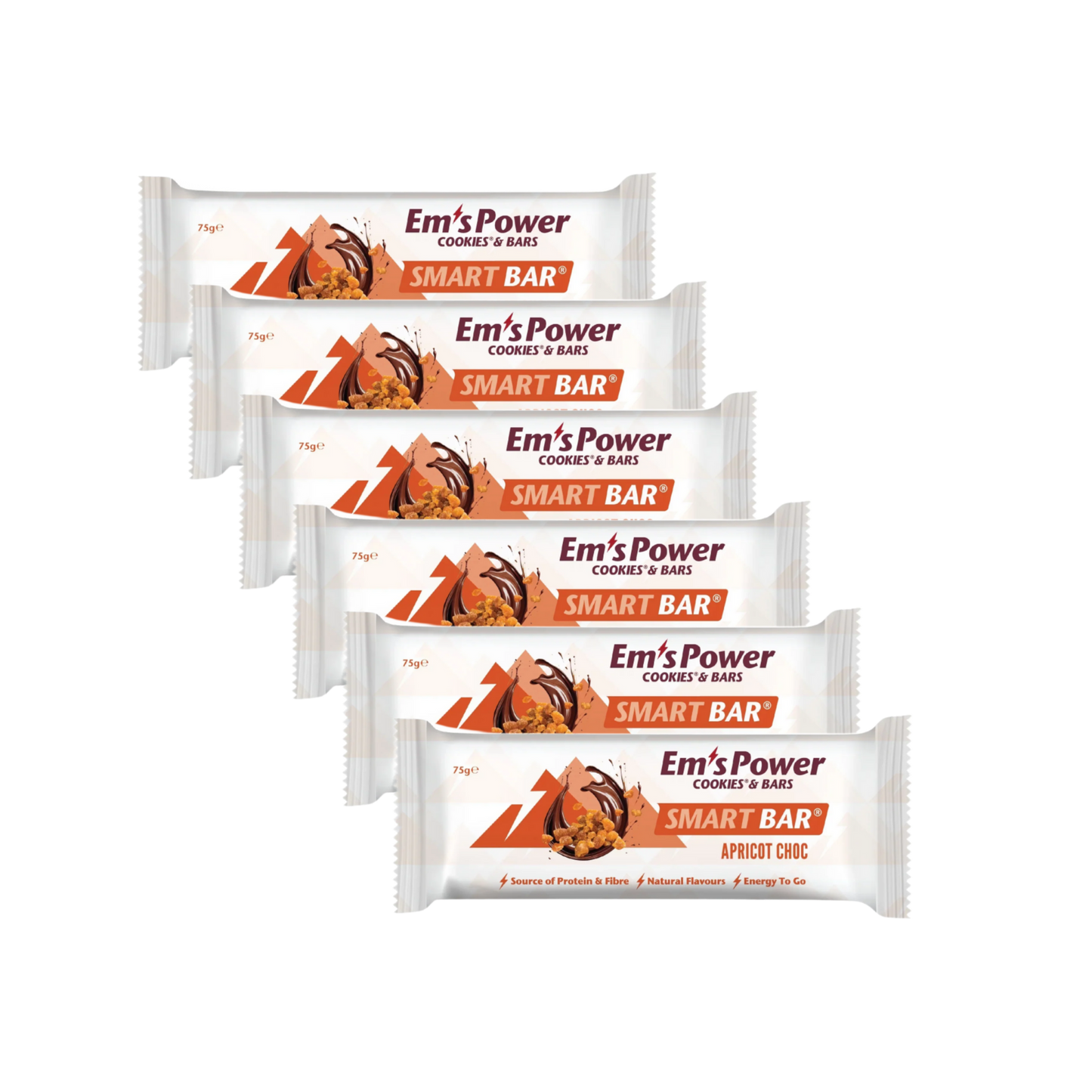 Em's Power Smart Bars - 6 Bars